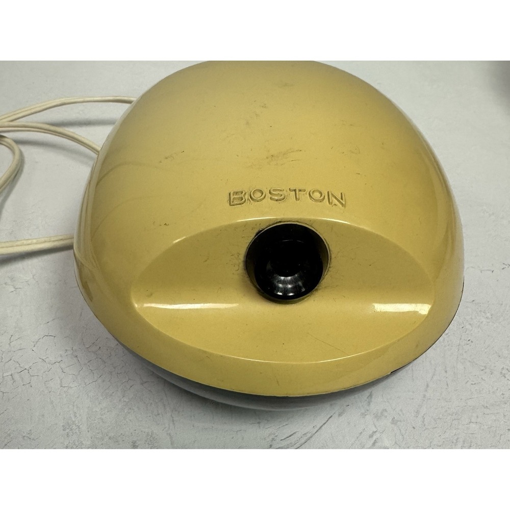 VTG MCM Boston Electric Pencil Sharpener Egg Shaped‎ HIPSTER RETRO Office